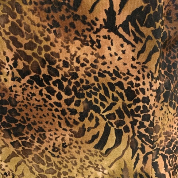 Connected Apparel Animal Print Dress Size 10 - Picture 2 of 6